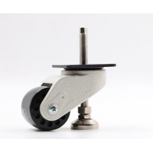 Light Duty 800kg 76mm Universal Caster Wheels With Leveling Foot