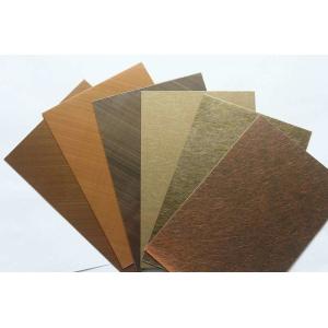 Wood Grain Aluminum composite Panel Light Weight Fireproof Customzied