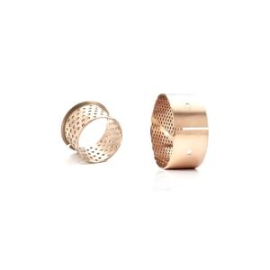 CuSn8 Wrapped Bronze Bearings , Bronze Plain Bearings CuSn6.5P0.1