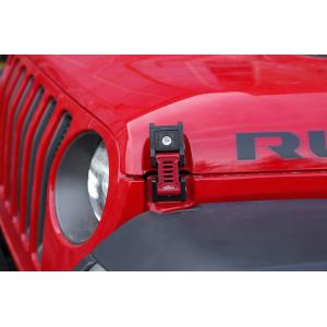 Jeep Wrangler JK JKU 2007-2017 Latch Locking Hood Catch Kit with Key 1 Pair