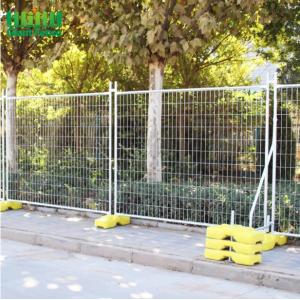 Wholesale Galvanized Welded Metal Wire 2.4m Width Temp Construction Fence from china suppliers