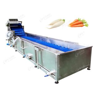 China Multiple Temperature Control Carrot Washer Washing Machine Radish Cleaning Machine on sale