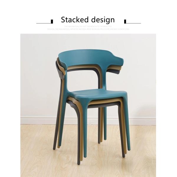Dining chair with protective floor glides