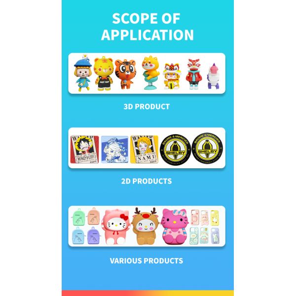 24 Colors Automatic Liquid PVC Dripping Machine Silicone Bracelet Making Machine for Dispensing 2D 3D Craft Keychains Dolls