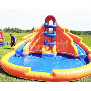 ODM Outdoor Inflatable Water Slides Palm Tree Bouncy Castle