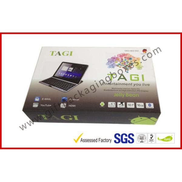 Offset Printing Electronics Packaging Boxes With 1200g Rigid Board , Ipad