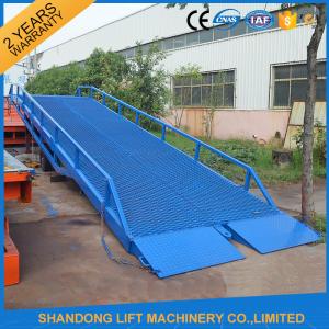 Shipping Container Heavy Duty Industrial Loading Ramps , Steel Loading Dock