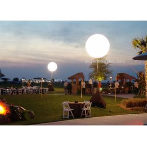 400W Inflatable LED White Sphere Event Lighting Balloon Customized For Sale
