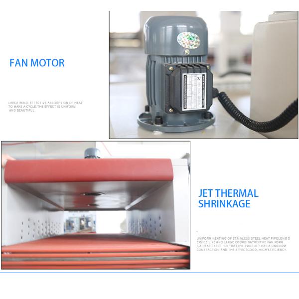 Heat Shrink Industrial Plastic Wrap Packaging Machine Fully Automatic PLC Controlled