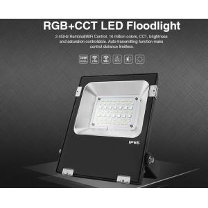 China Milight Wifi IP65 20W RGB+CCT LED Floodlight 2.4G All color RGB and CCT adjustable 3000k 6000k LED light with IOS APP on sale