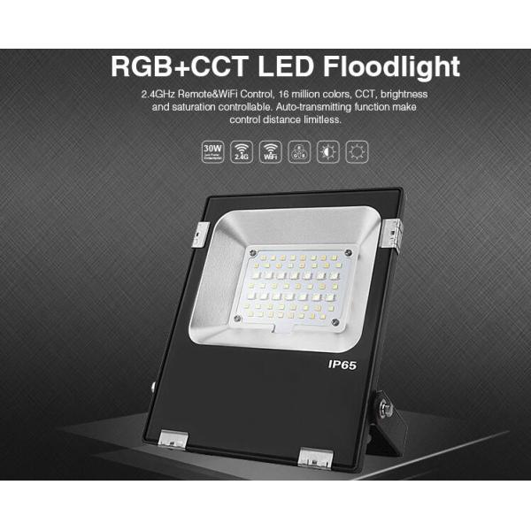 Quality Milight Wifi IP65 20W RGB+CCT LED Floodlight 2.4G All color RGB and CCT adjustable 3000k 6000k LED light with IOS APP for sale
