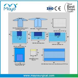 Wholesale Customized General Drape Use Universal Surgical Pack With Gowns from china suppliers
