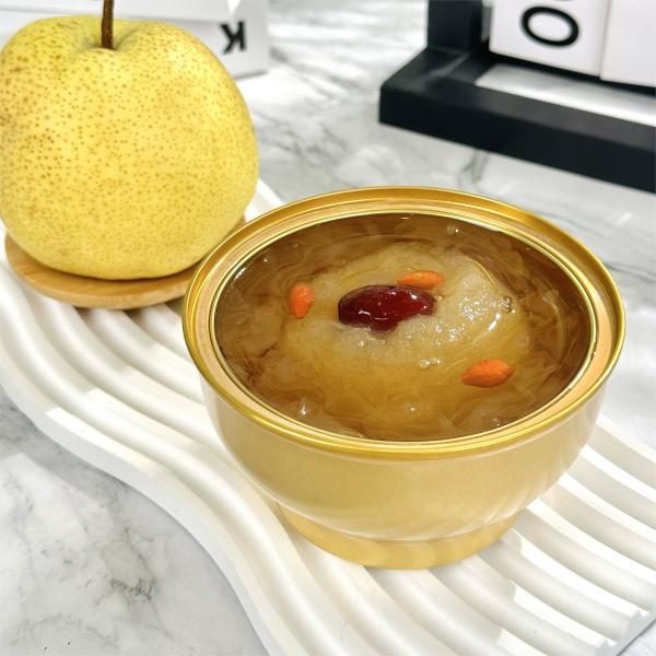 Baked Pear Soup with Tremella , Decompression Healing Food , Seasonal food and
