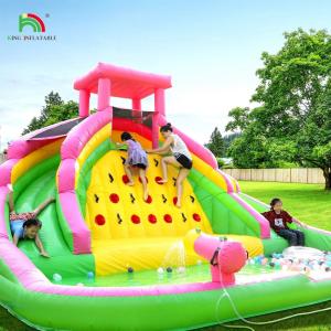 Wholesale Commercial Inflatable Water Slides with Pool Double Lane Water Slides Inflatable for Kids and Adults from china suppliers