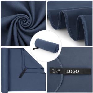 Super Absorbent Microfiber Blank Golf Towels Quick Dry Gym Towel Customized Logo