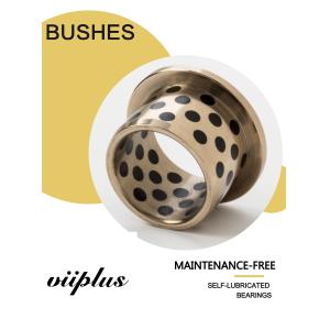 Solid Lubricant Manganese Bronze Sliding Bearings Flanged Plate CuZn25AI5Mn4