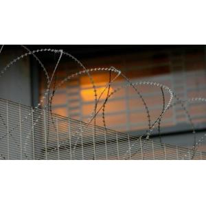 Galvanized Corromesh anti climb cut fence for Detention Centres