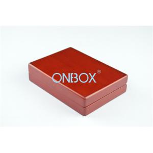 Wholesale Matt Painted Wooden Box Solid Wood Square Boxes For Single Commemorative Coin from china suppliers