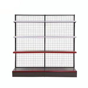 Wire Display Shelving 50 Lbs Capacity Double-Sided Rack