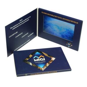 Wholesale High End 7 Inch Lcd Video Brochure , Custom Gift Greeting Cards 800*480 Pixels Resolution from china suppliers
