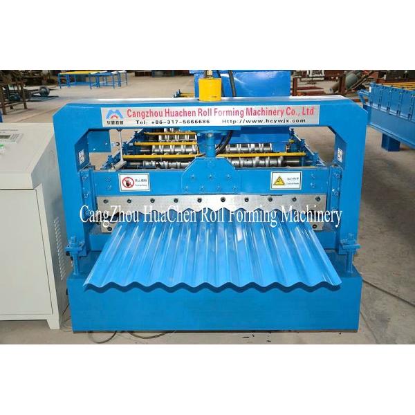Color Steel Galvanized Metal Aluminum Roof Tile Roll Forming Machine ISO Approval