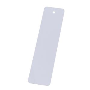 custom photo bookmark Metal Aluminum Bookmarks Gloss White Blank Sublimation