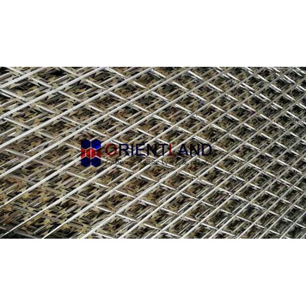 Welded Protection Razor Mesh Fencing , Anti Climb Blade Wire Fencing