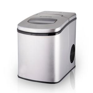White Silver Black Plastic Table Top Portable Bullet Ice Maker For Home