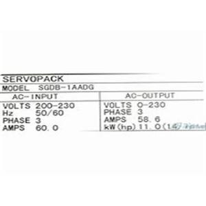 Yaskawa SGDB-1AADG SGDB Series Servo Drives New Original In Box