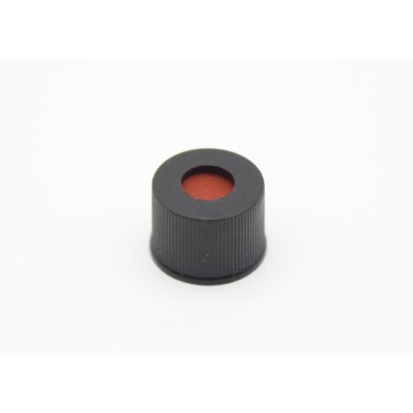 12mm Threaded Plastic Caps , Black Polypropylene Small Plastic Caps