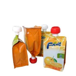 Stand Up Excellent quality professional design plastic juice spout bag