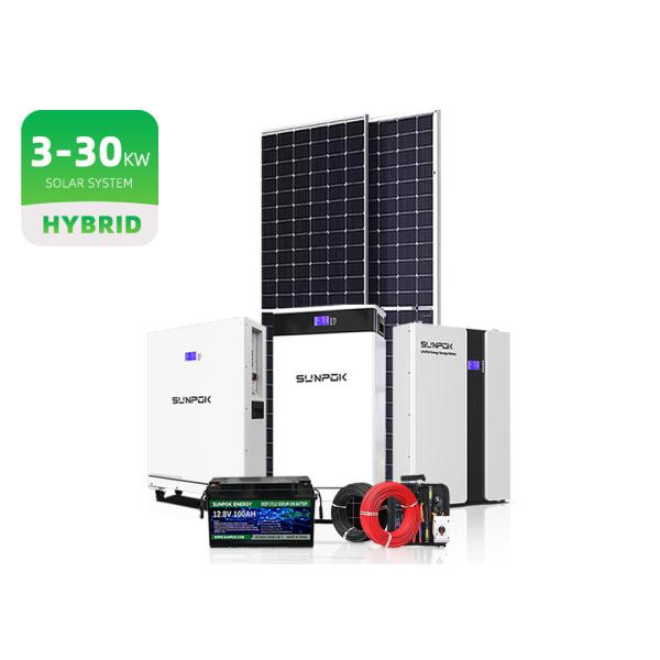 Off Grid Hybrid Solar Energy Storage System 5Kw 10Kw 20Kw 10Kva Solar Power
