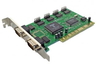 PCI to Serial 6-port Controller Card, Moschip 9865 Chipset, PCI Serial Parallel