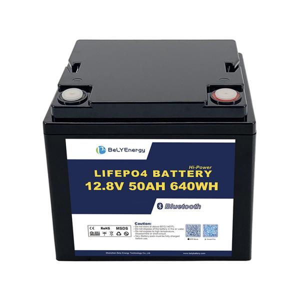 Bluetooth Lithium Battery 12V50Ah With And 50A Continuous Charge Current