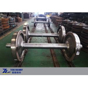 Railway Wagon Wheelset 840mm CL60 Wheel LZ50 Axle Press Mounting