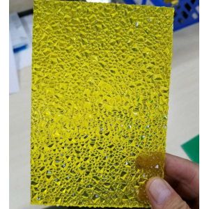 UV Resistant Coating PC Particle Sheet Scratch Resistant Surface Polycarbonate