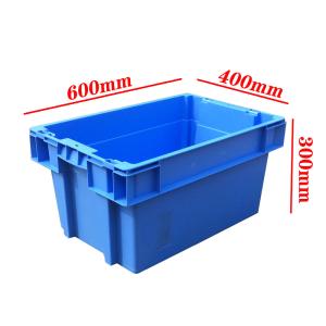 575x360x290mm Solid Nesting Crates Plastic Fruit Picking Crates