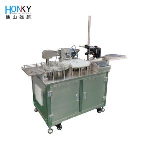 Cosmetic Vial 6ml Desktop Filling Machine Rotary Table Design
