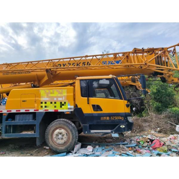 QY25K5D 25 Ton Mobile Hydraulic Truck Crane Folding Heavy Lifting Equipment with 4 Axles