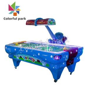 China Amusement Coin Operated Air Hockey Table 200W With Electronic Scorer on sale