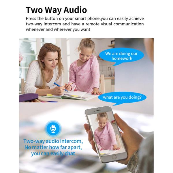 2021 Tuya 1080P Smartlife App Wireless Battery WiFi Security Home Camera 2MP HD PIR Surveillance CCTV Camera