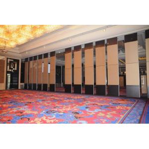 Soundproof Movable Partitions Mobile Folding Partition Wall For Hotel Hall