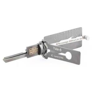 training locksmith tools kit Lishi Tools Yale-5 Yale-6 cisa-5 lock picking 2-IN