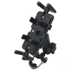 Wholesale 0.2kgs Motorcycle Handlebar Phone Mount , 6.3 4.7 Smartphone Handlebar Mount from china suppliers