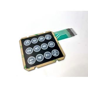 Wholesale OEM Customized Design Embossed Membrane Switch With Glossy Surface from china suppliers