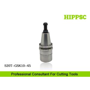 CNC ER Tool Holders For Engraving , MINI S20T High Speed Milling With Pull Stud