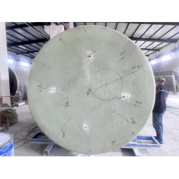 Cylindrical High Strength FRP HCL Storage Tank For Finely Processed