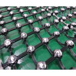 Digital Poster Transparent LED Mesh Screen Foldable Waterproof High Resolution