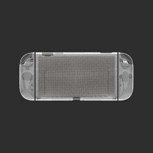 Diamond Pattern Design Split TPU Joy-Con Middle Frame Protective Case Kit for