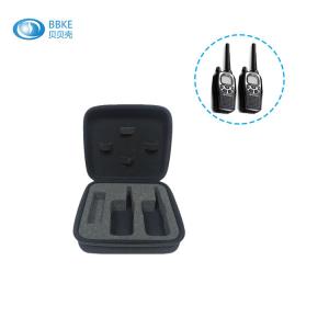 Custom PU Leather EVA Tool Case Intercom Package With Soft Lining Layer